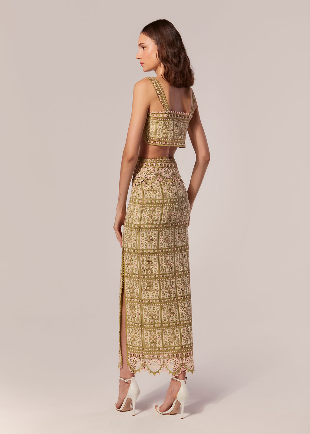 SHORT TOP WITH STRAPS OASIS