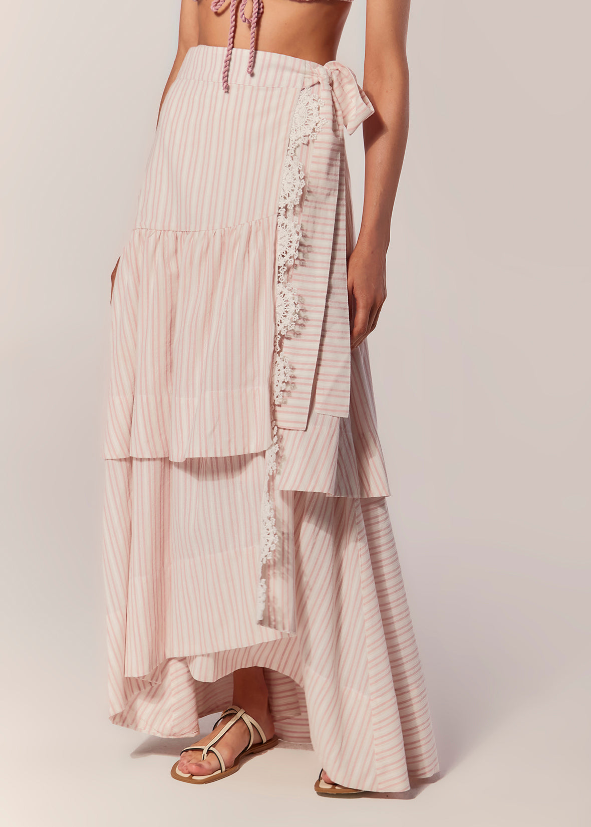 LONG SKIRT WITH SLIT- ALBA