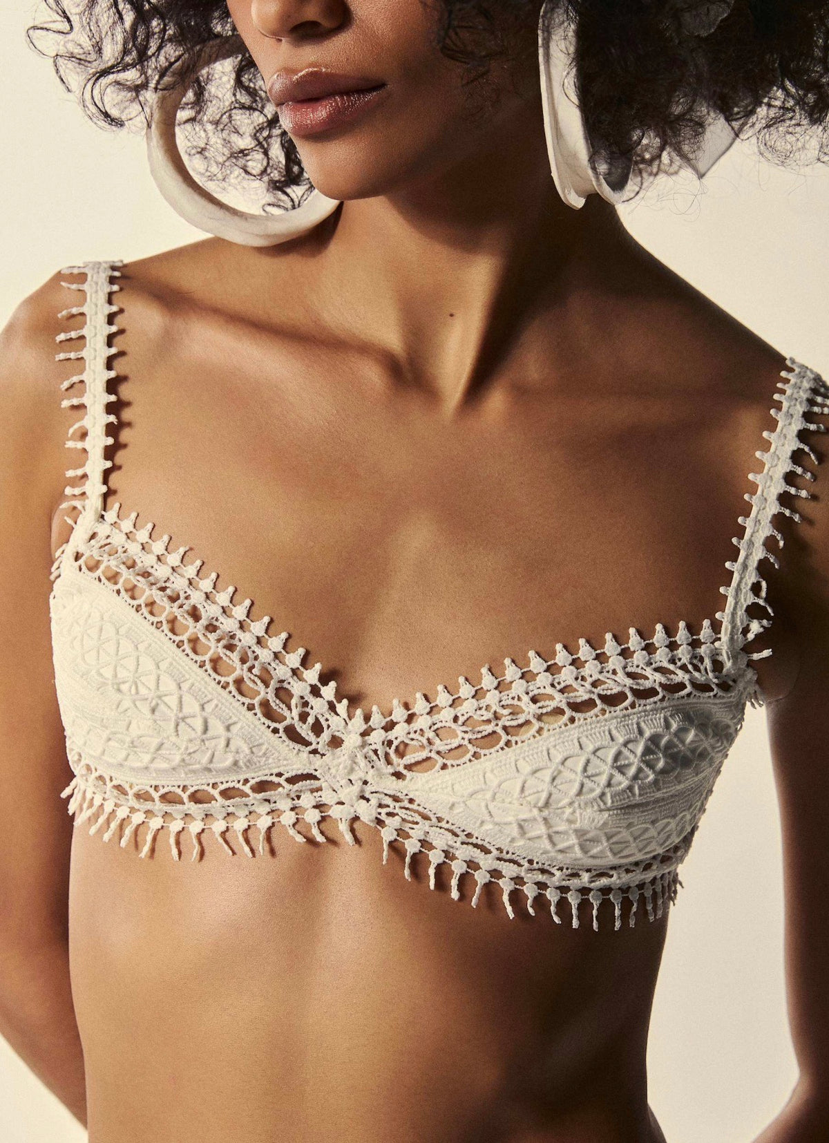 BANDEAU TOP WITH STRAPS LAMPEJO