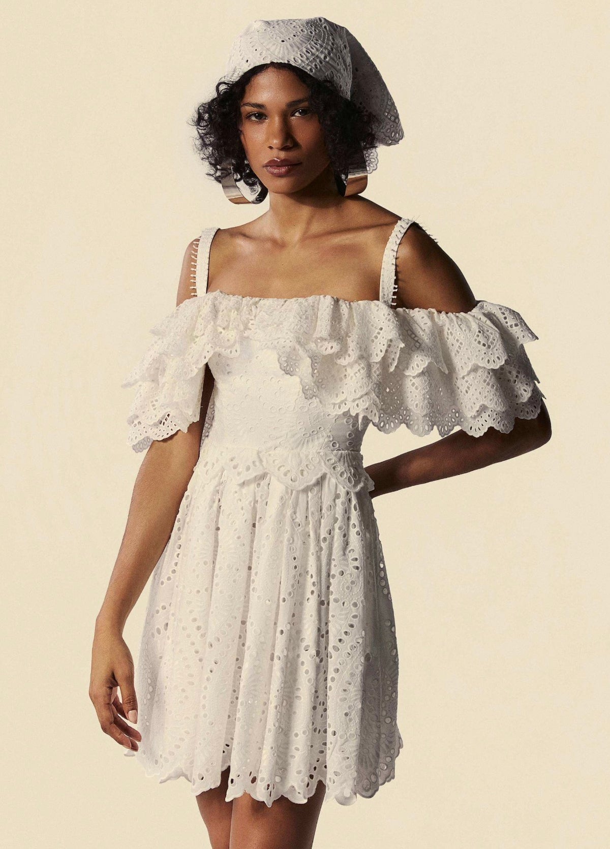SHORT OFF-THE-SHOULDER DRESS LUMINA
