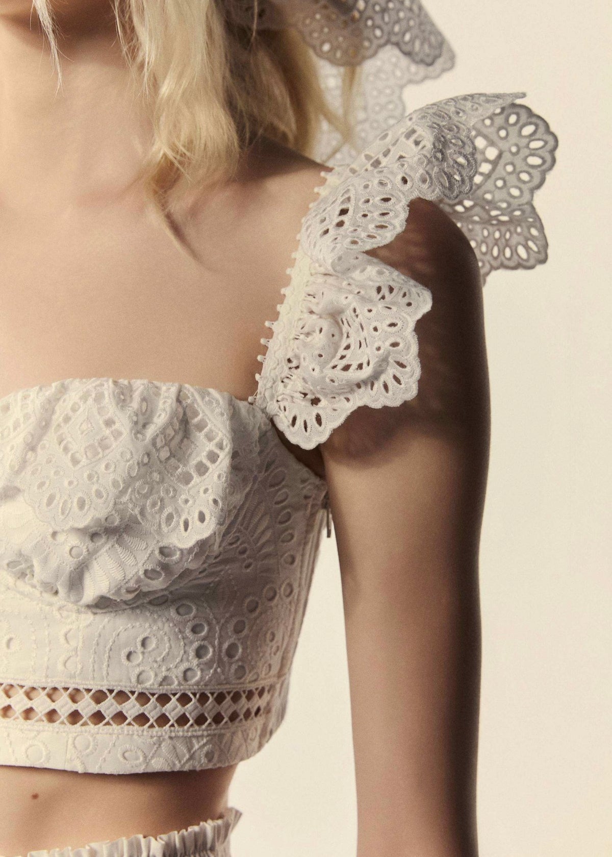 CORSET TOP WITH STRAPS LUMINA