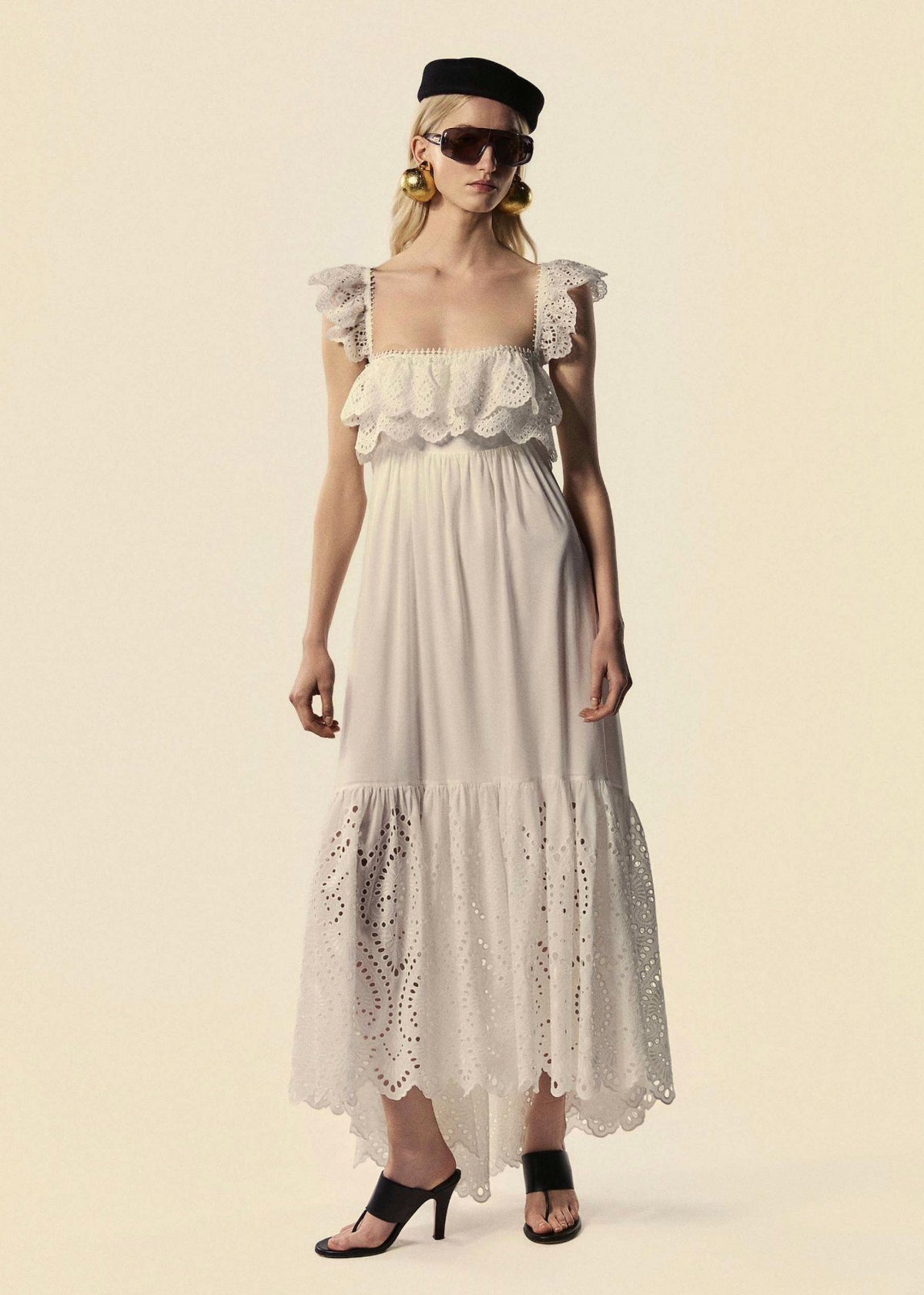 LONG DRESS WITH STRAPS LUMINA