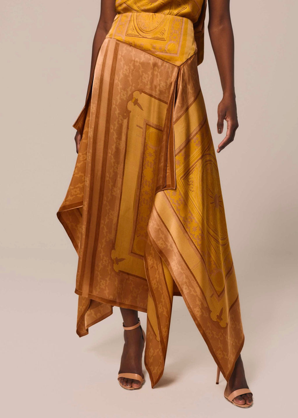 LONG ASYMMETRICAL SKIRT AMBAR