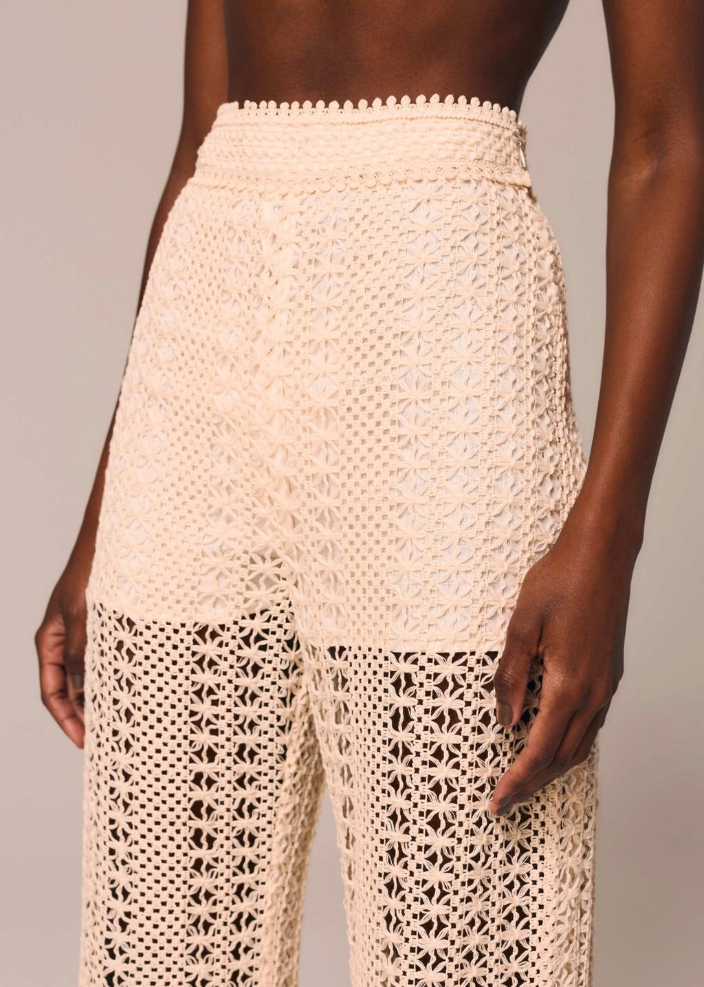 WIDE-LEG PANTS ALINHAVO