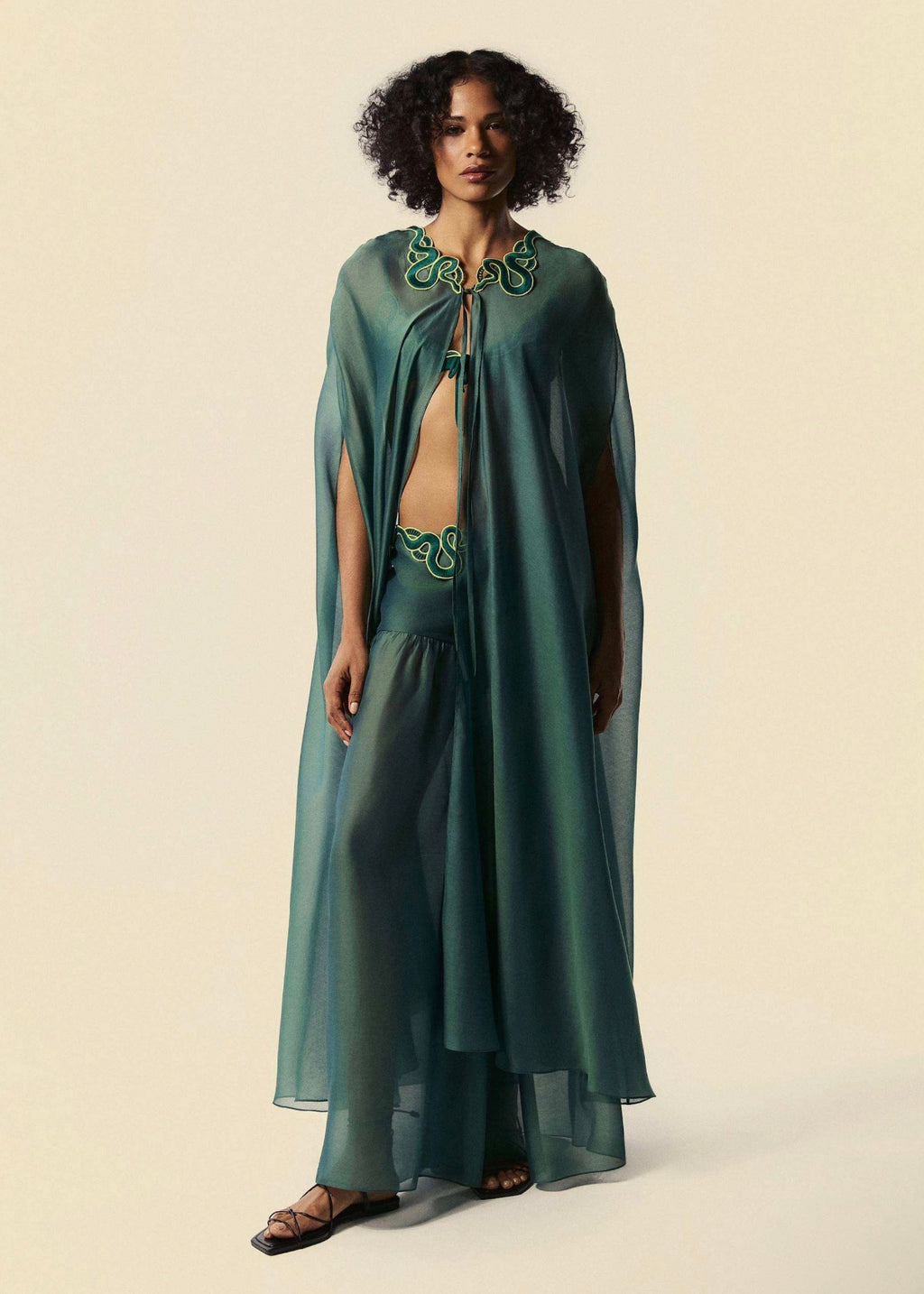 LONG CAPE KAFTAN DESTINO