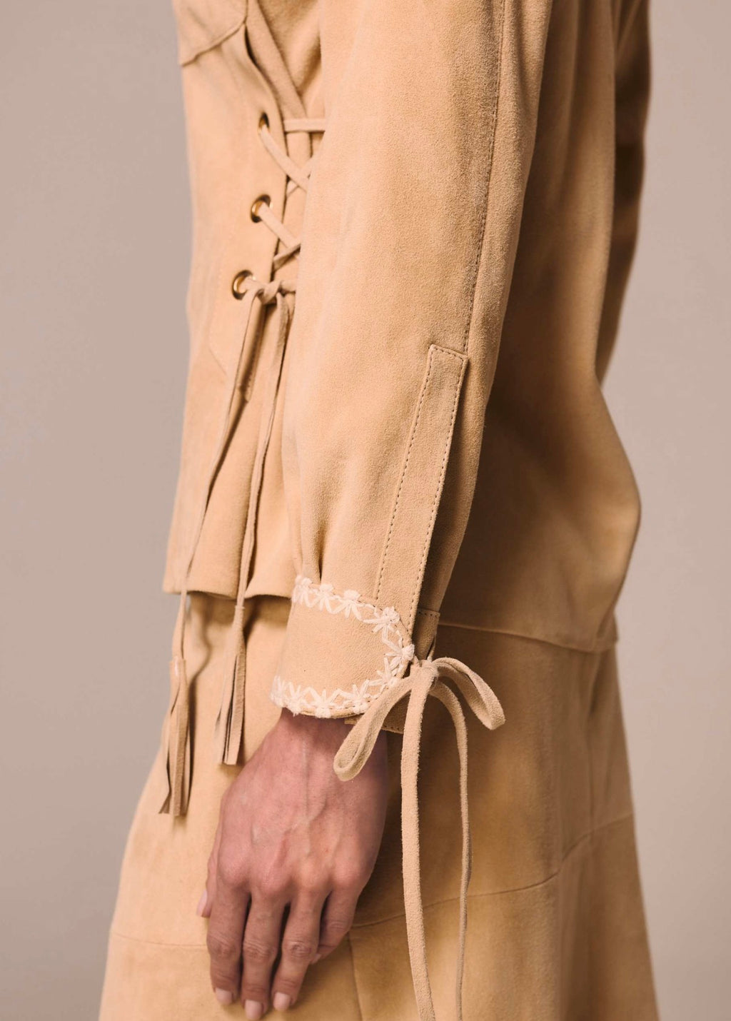 LONG-SLEEVE SHIRT CHAMOISE AREIA
