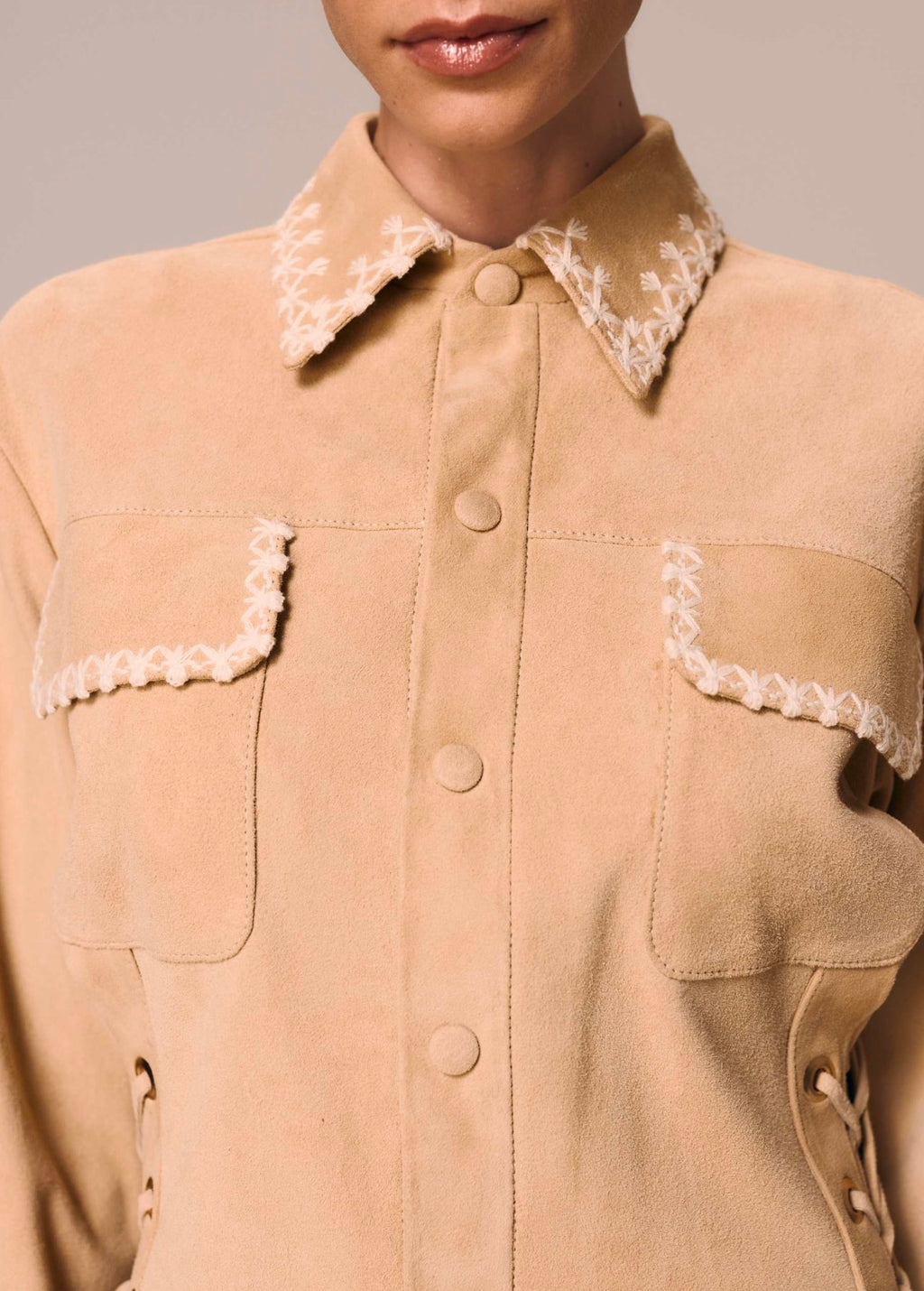 LONG-SLEEVE SHIRT CHAMOISE AREIA