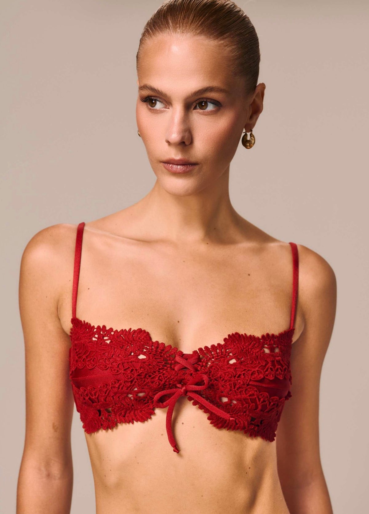 BANDEAU TOP WITH STRAPS ESSENZA