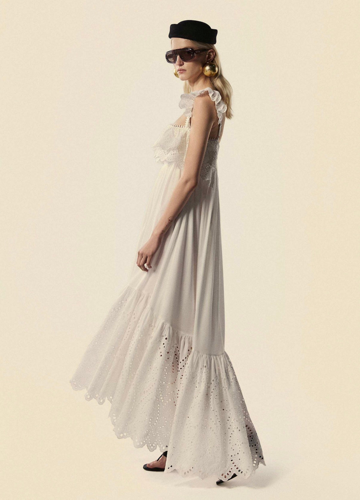 LONG DRESS WITH STRAPS LUMINA
