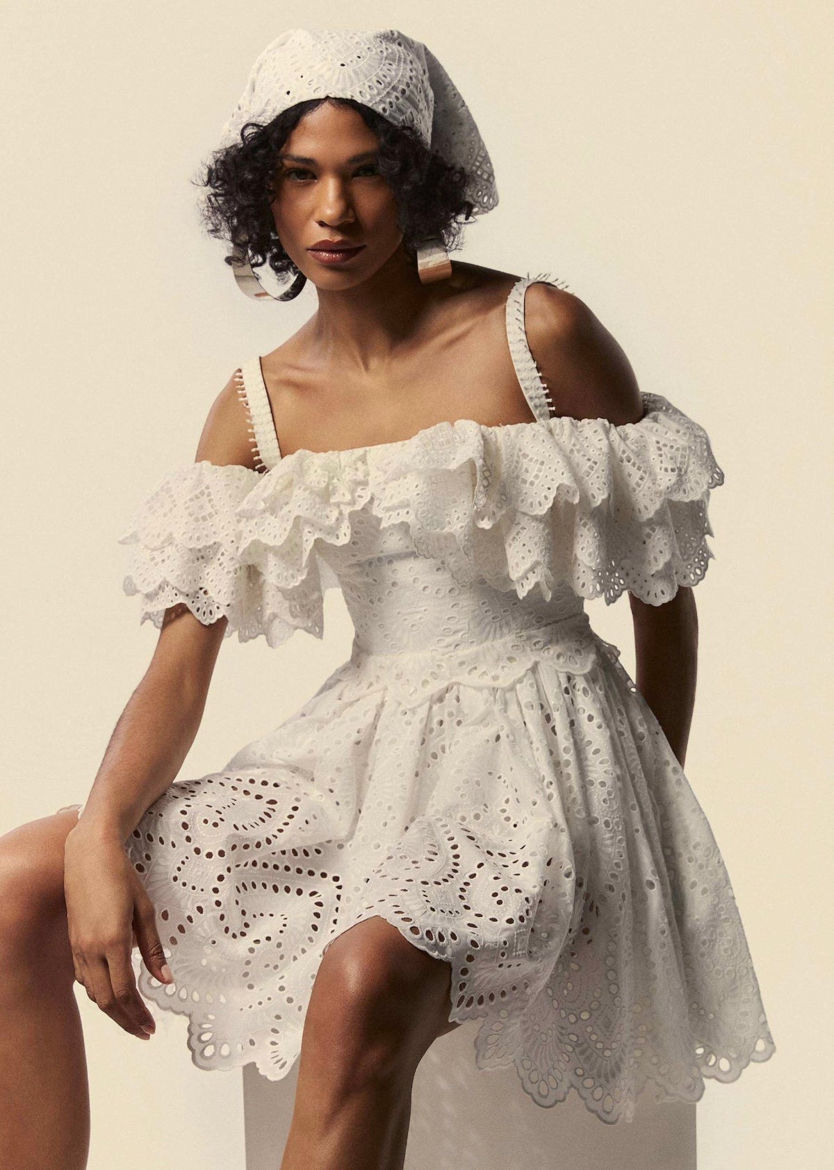 SHORT OFF-THE-SHOULDER DRESS LUMINA