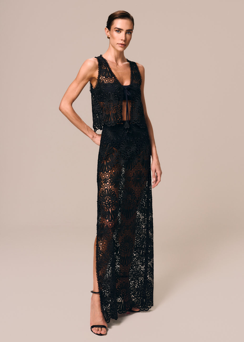 TIE FRONT TOP CERAMICA