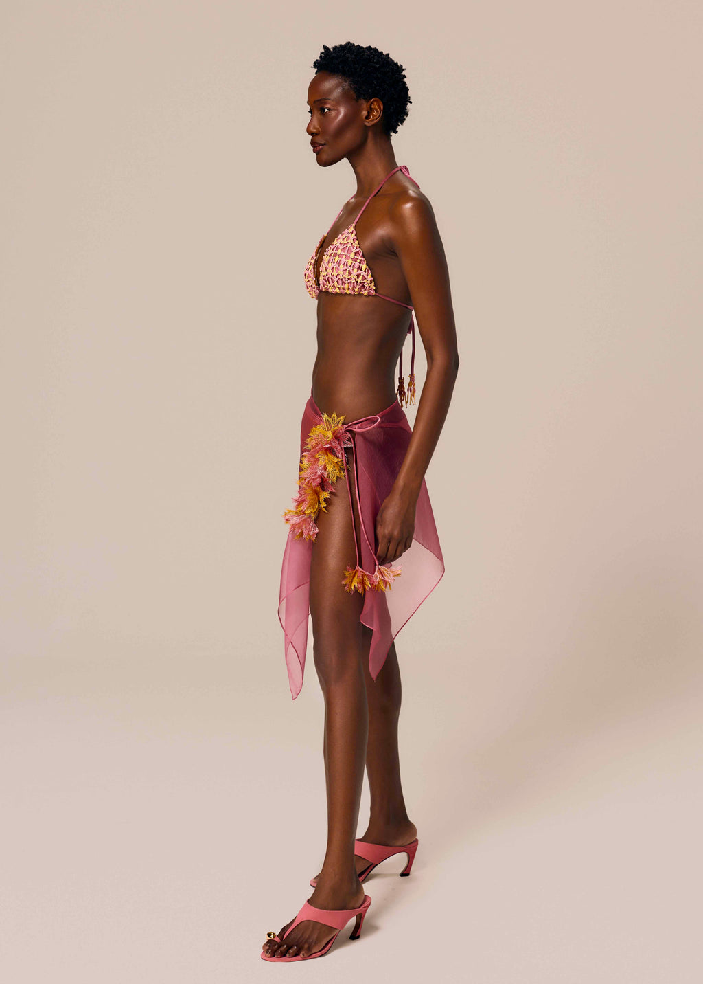 SHORT PAREO SKIRT AXE