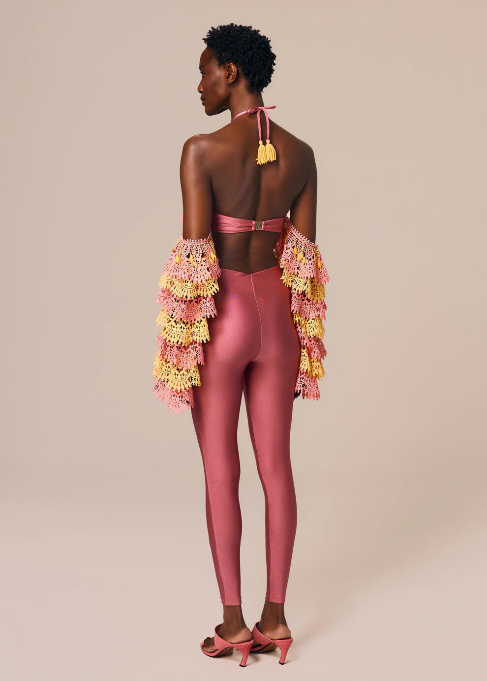 HALTER TOP WITH SLEEVES RITMO