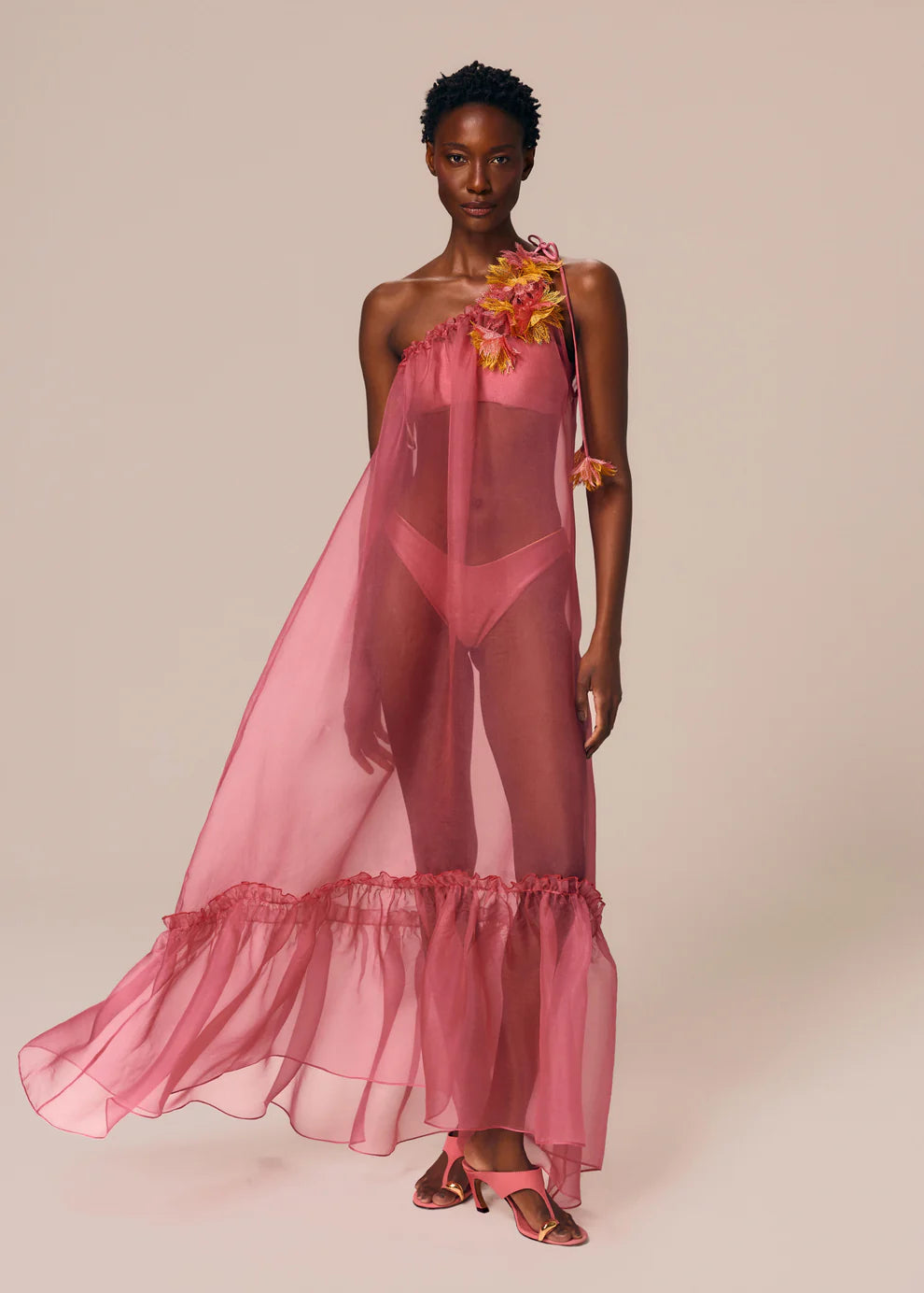 ONE-SHOULDER DRESS AXE