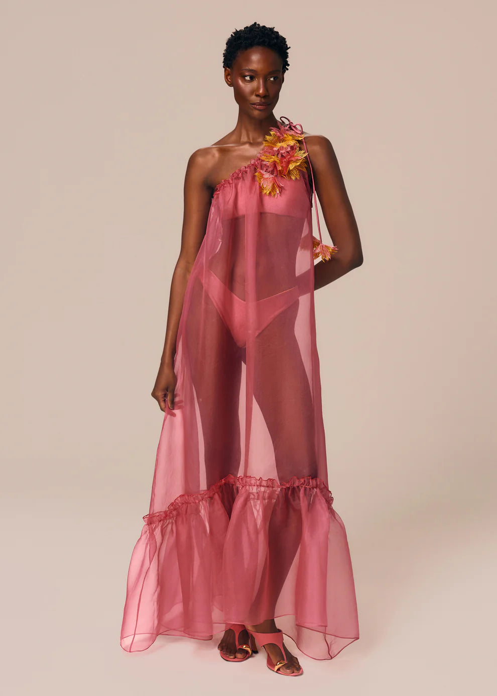 ONE-SHOULDER DRESS AXE