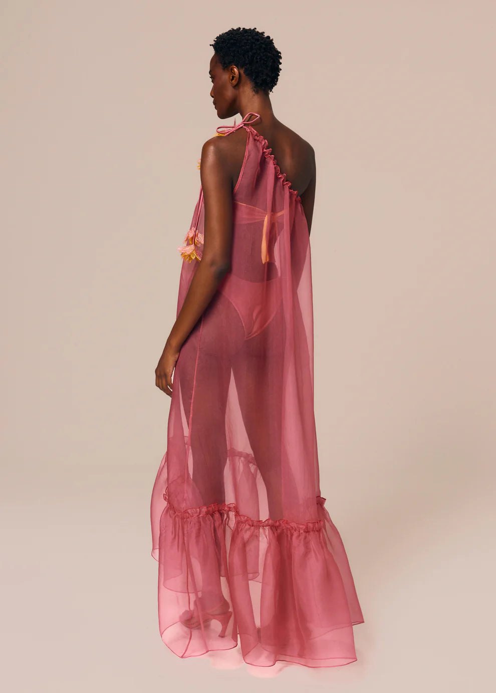 ONE-SHOULDER DRESS AXE