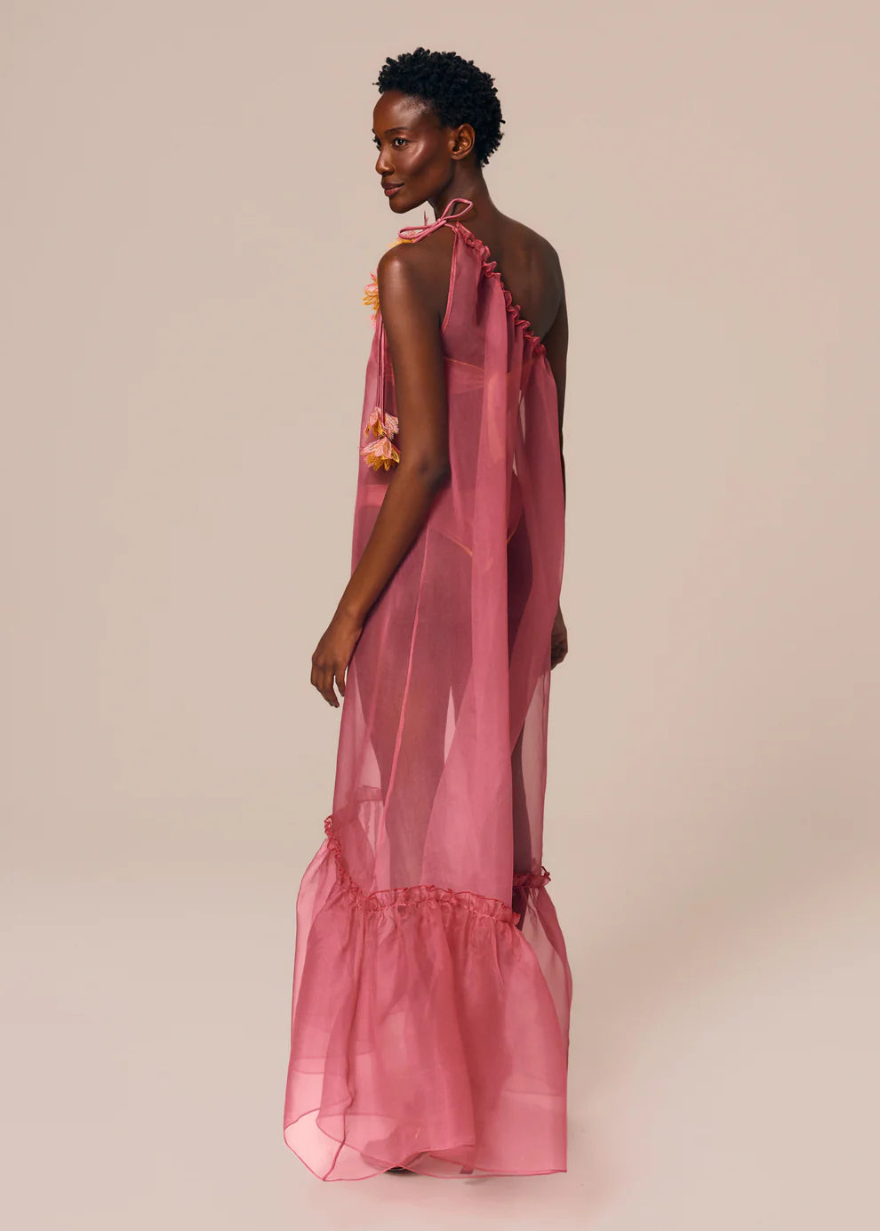 ONE-SHOULDER DRESS AXE