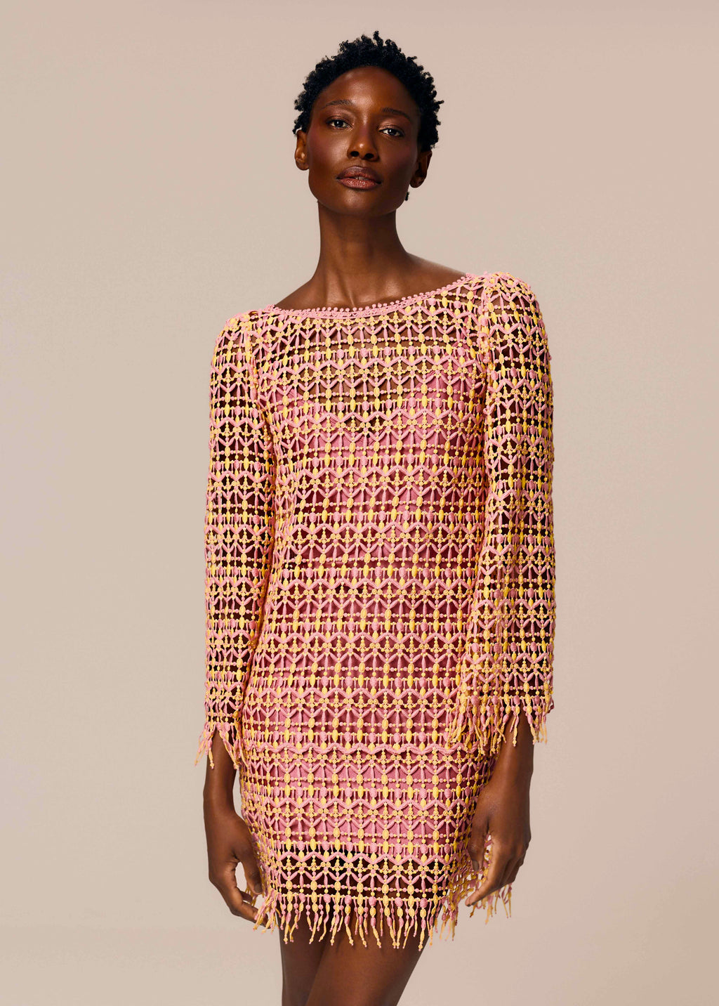 SHORT FLARE-SLEEVE DRESS FEVEREIRO