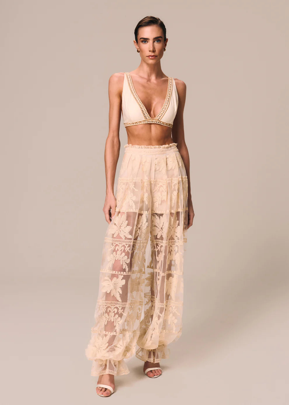 BARREL-LEG PANTS NEBLINA