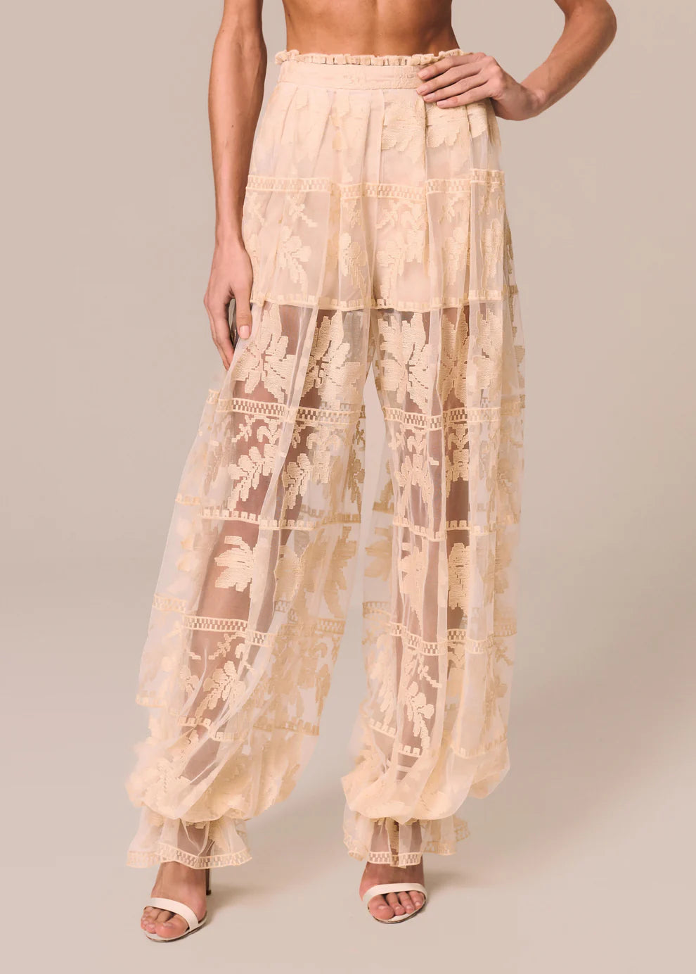 BARREL-LEG PANTS NEBLINA