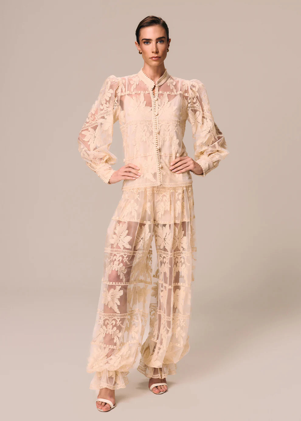 BARREL-LEG PANTS NEBLINA