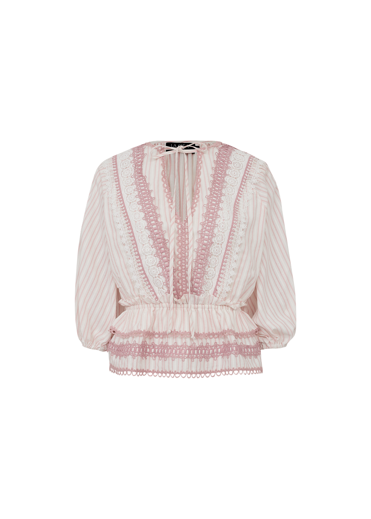 BATA LISTRADA MANGAS 34 ALBA