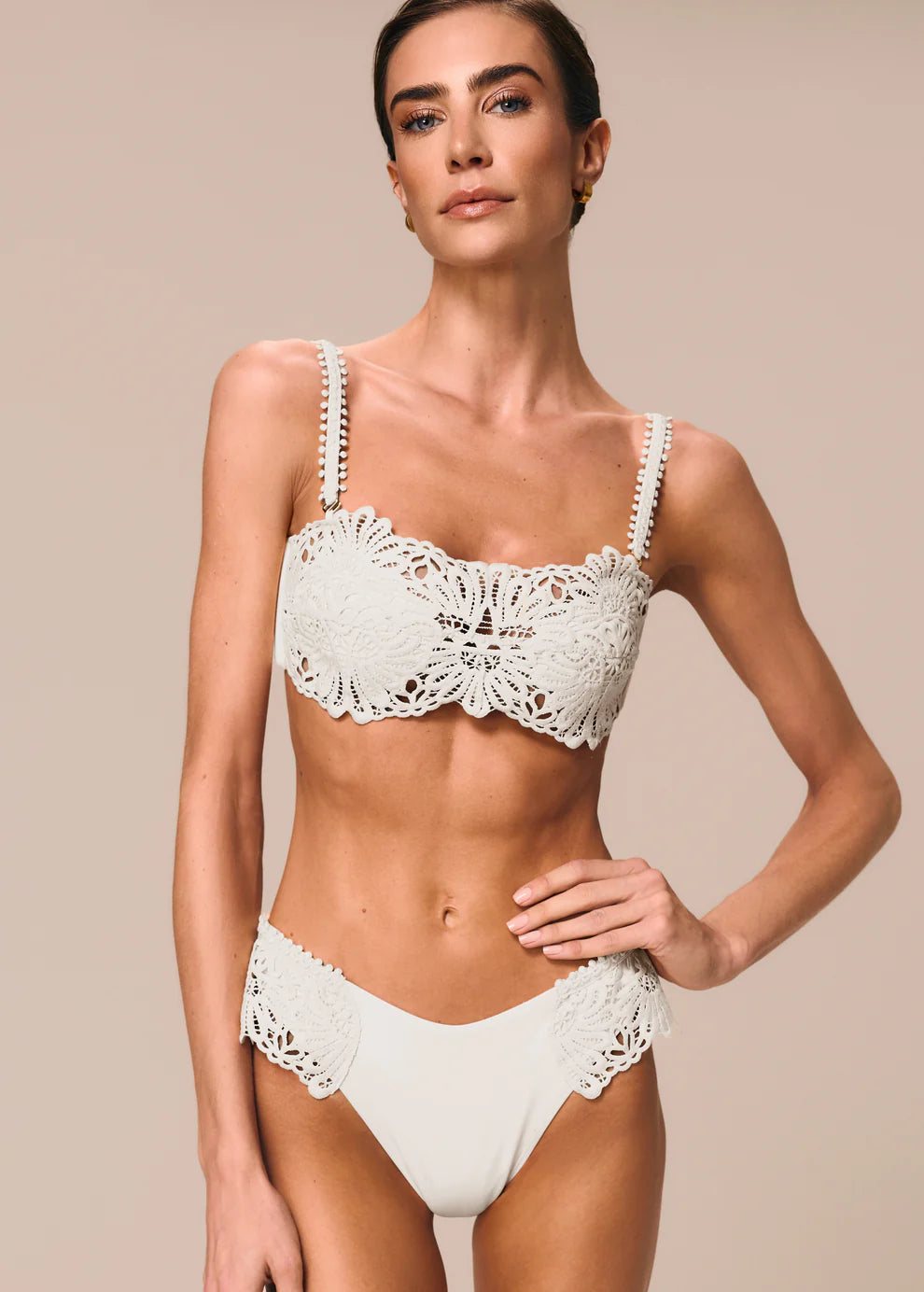 BANDEAU TOP WITH STRAPS PEDRA