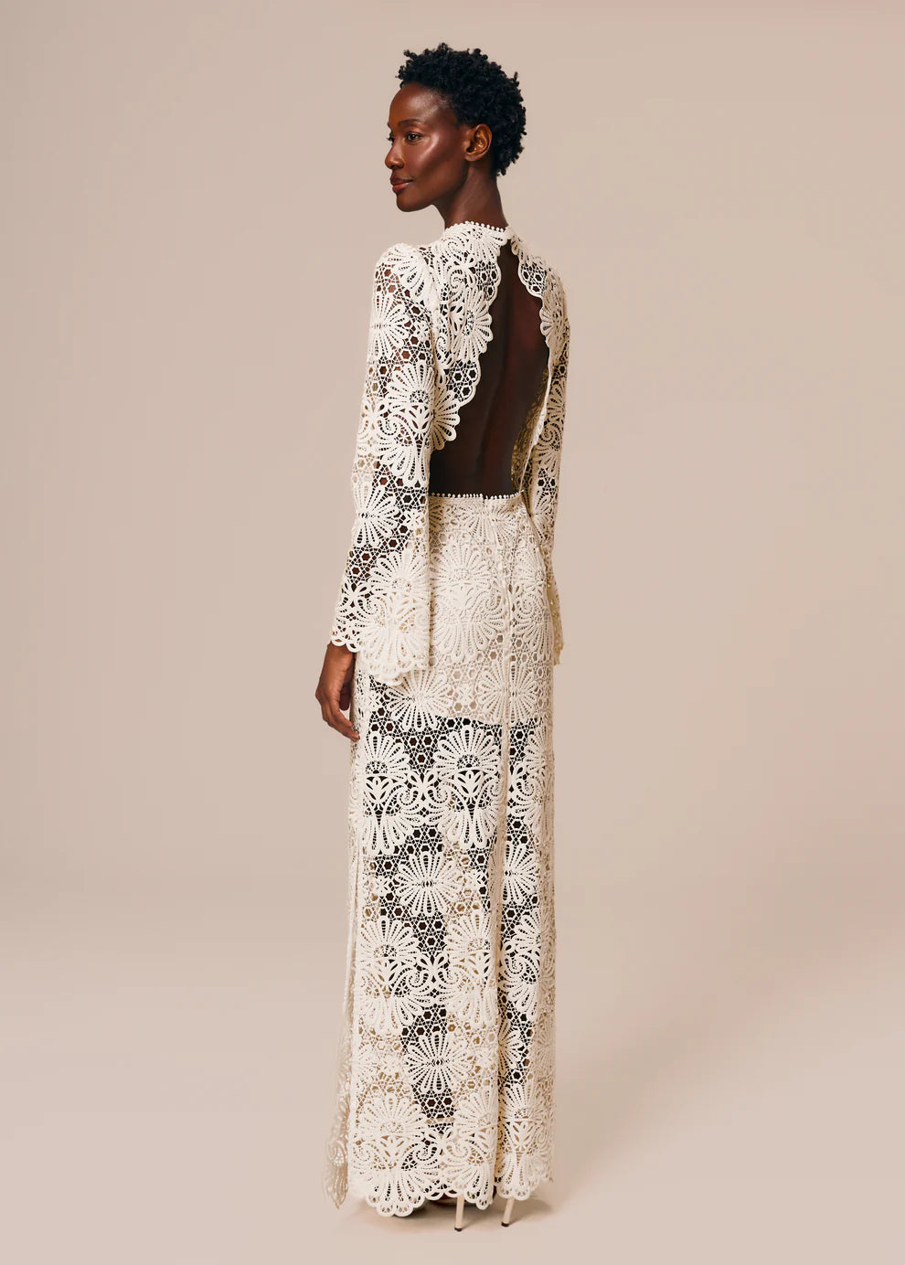 LONG DRESS WITH LINING CERAMICA