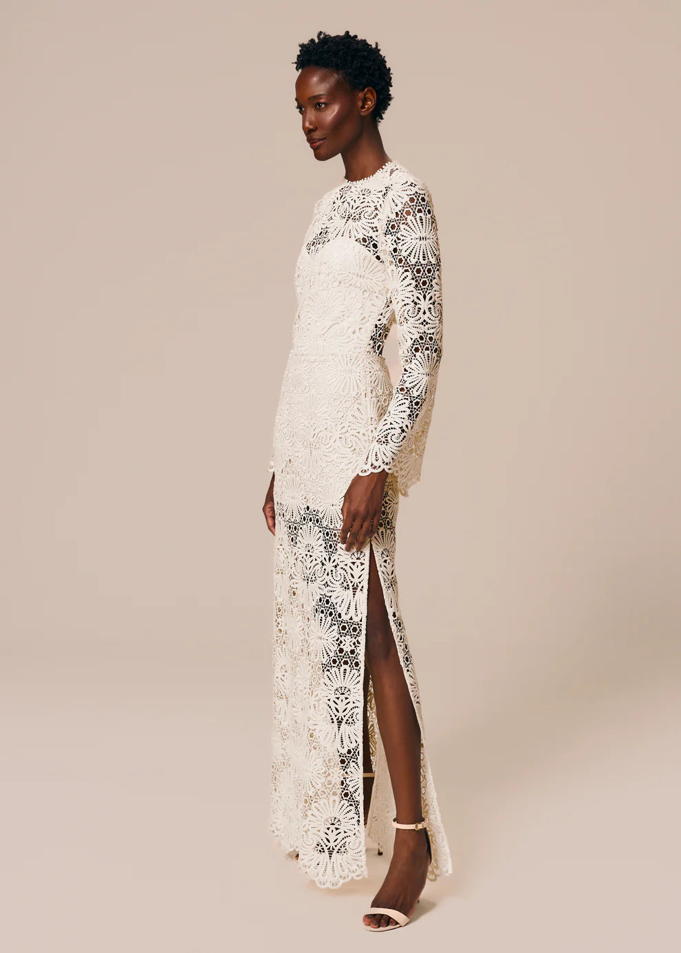 LONG DRESS WITH LINING CERAMICA