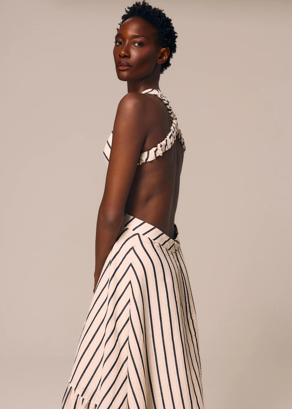 CUTOUT LONG DRESS ETERNO