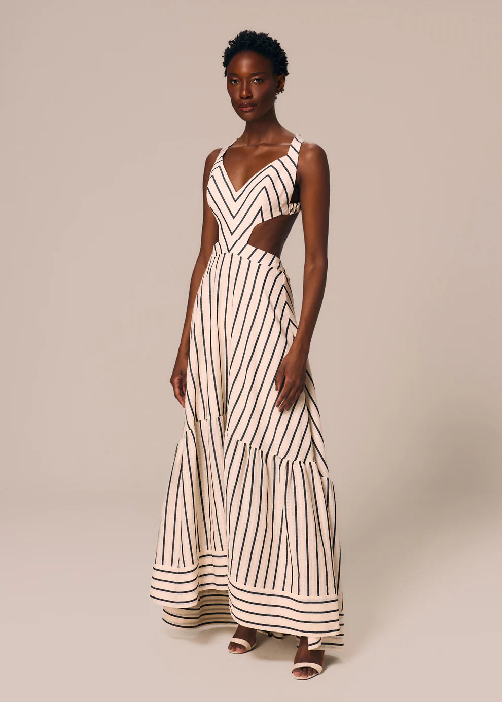 CUTOUT LONG DRESS ETERNO