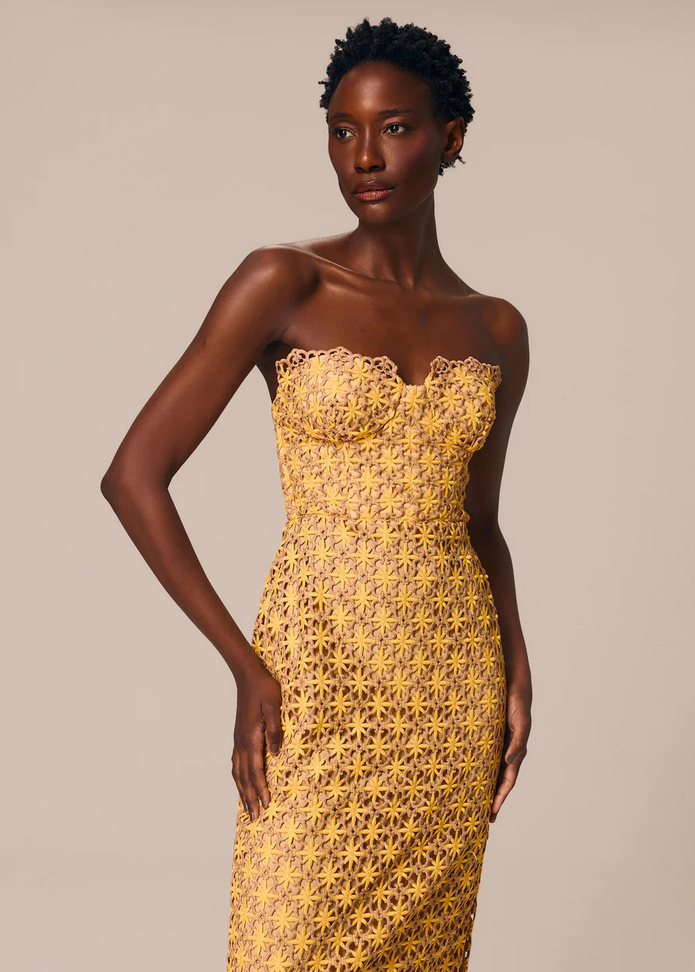 MIDI CORSET DRESS CASA